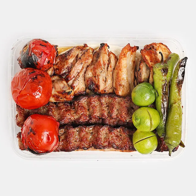 خوراک میکس کباب