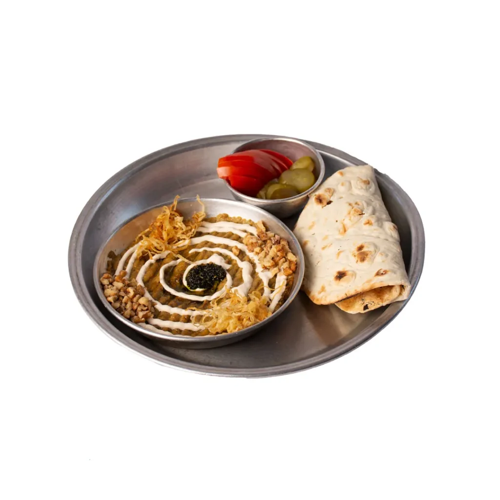 كشك بادمجان (باذنجان بالكشك)